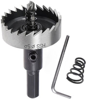 Sega a Vasta Frequenza - Caratteristiche Heavy Duty - Lame HSS Acciaio - Resistente ai Colpi - Dimensione Foro 50mm - Profondità Foro 15mm - Alta Resistenza al Taglio