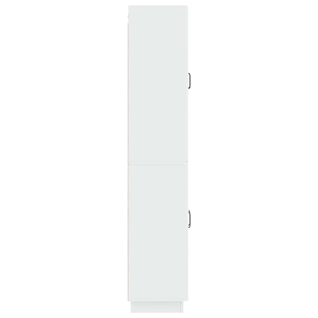 Set di armadi 2 pz Bianco Lucido Legno ingegnerizzato 3416785