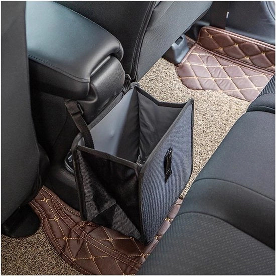 Cassetto per rifiuti pieghevole - Impermeabile - Infallibile - Accessori per l'auto - Grande capacità - 22 x 14,5 x 22 cm - Contenitore per rifiuti