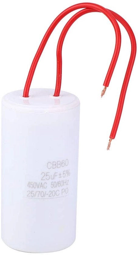 Condensatore a Start CBB60, 25uF 450VAC per Apparecchiature Elettriche