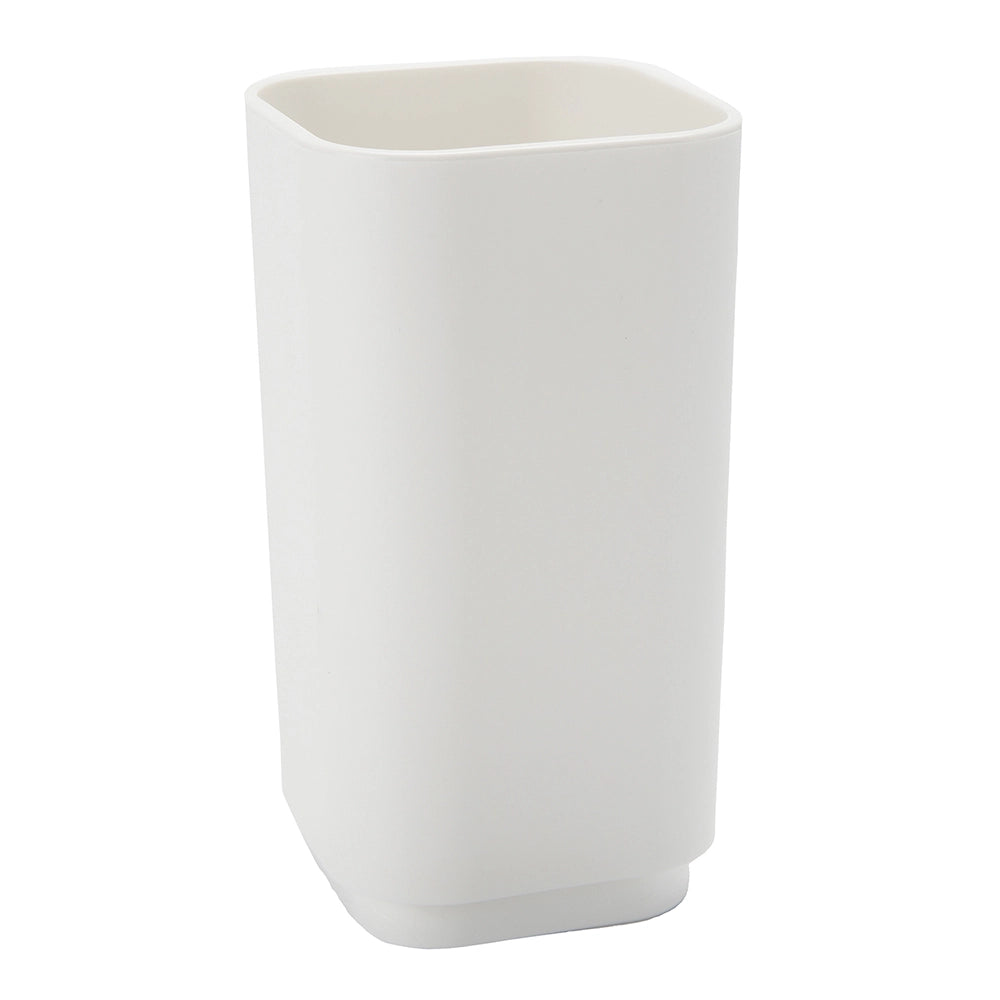 Set portaspazzolini, dosasapone e portasapone d' appoggio Gedy linea Seventy bianco