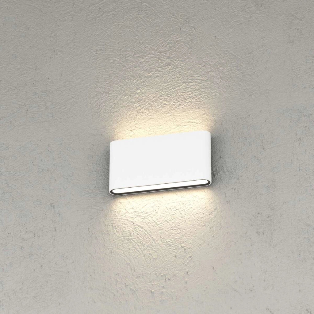 LIMA APPLIQUE BIEMISSIONE 18CM BIANCO LED 10W CCT3000 4000K 620LM IP54