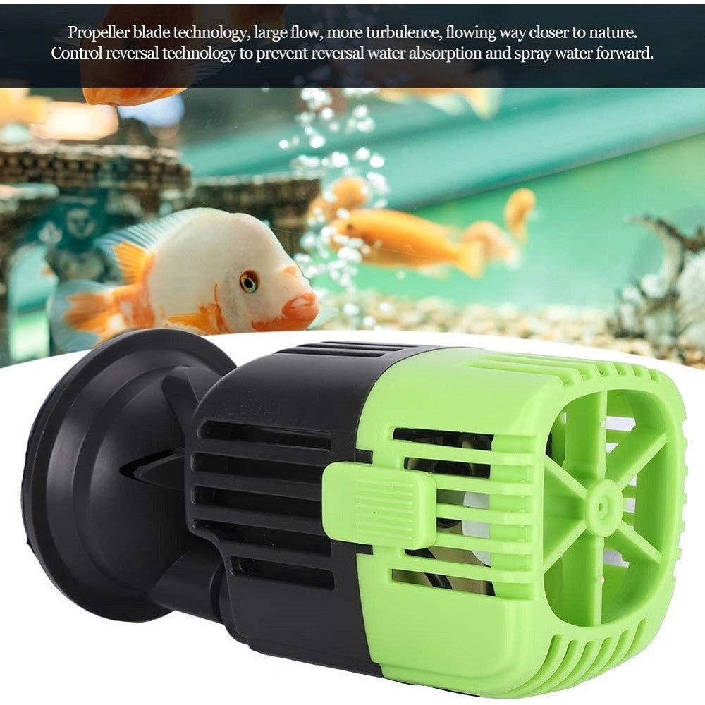 Trade Shop - Generatore Di Onde Per Acquario Sommergibile Pompa Circolazione Testa Girevole -