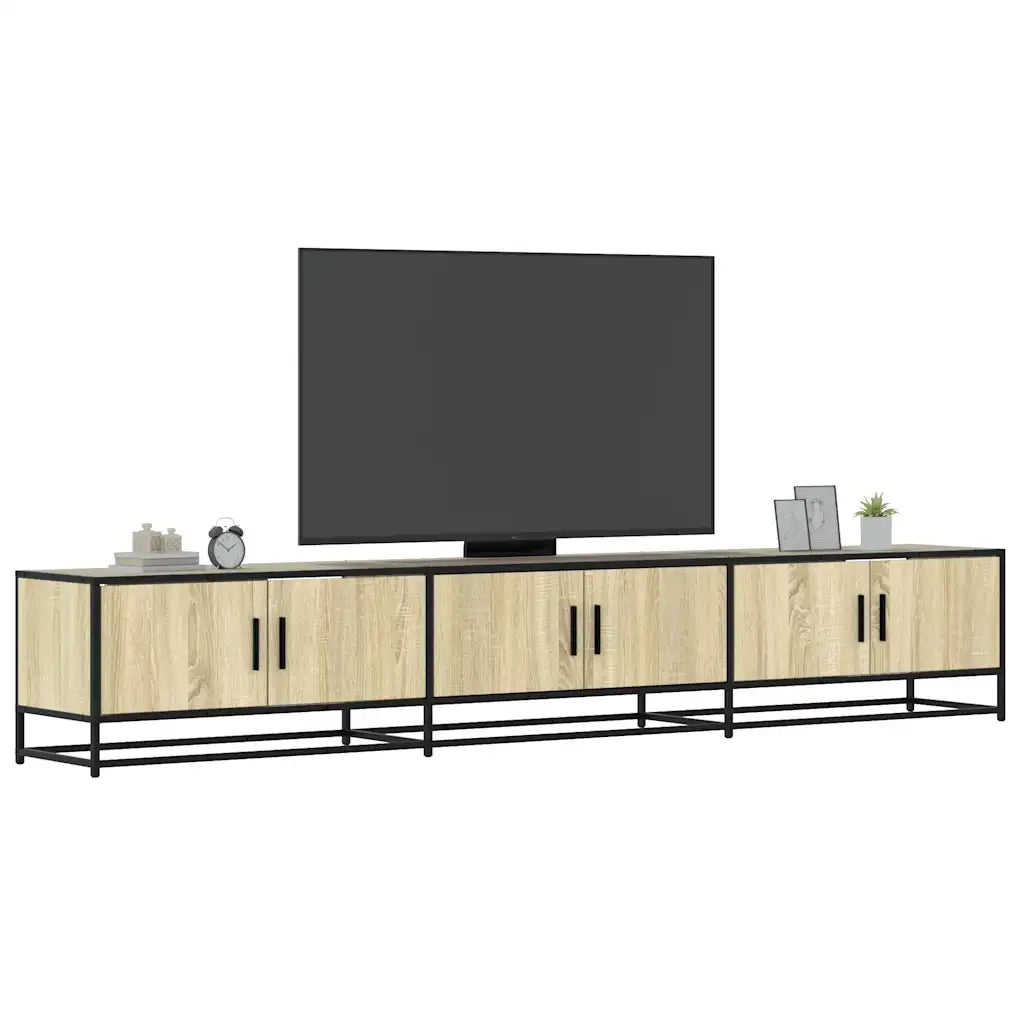 Mobile per TV Rovere Sonoma 240x35x41 cm in Truciolato