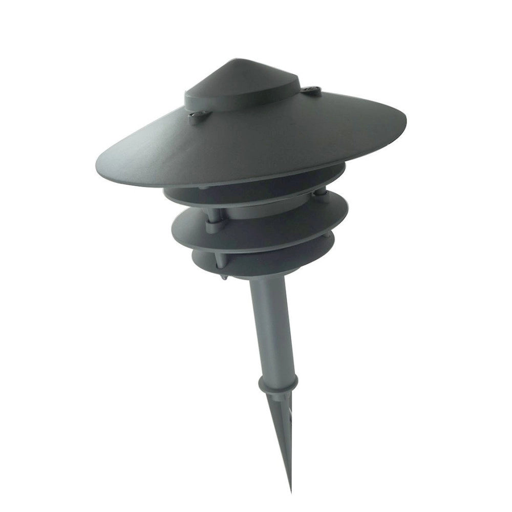 Trade Shop - Lampioncino Lampada Led Picchetto Segnapasso Giardino E27 60w Terrazzo C12 -