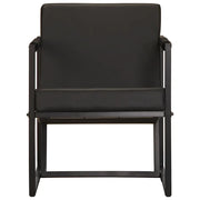 Divano Sedia-Poltrona Nera in Vera Pelle 846124