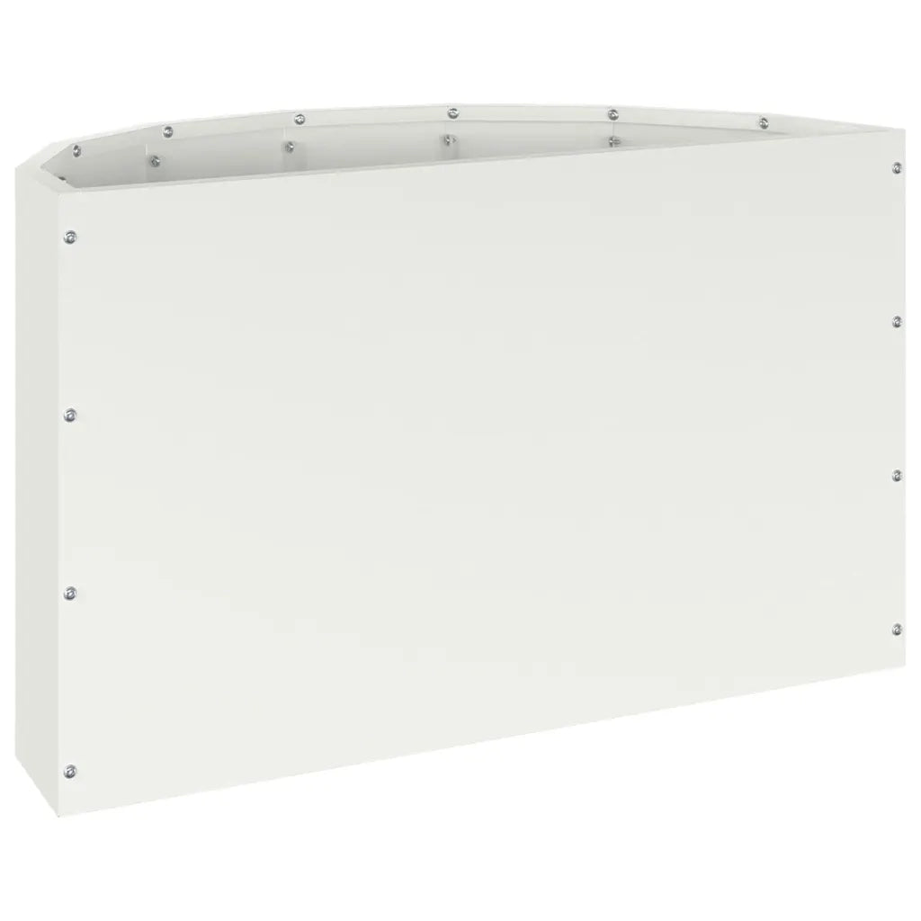 Fioriera Bianco 60 x 30 x 35 cm Acciaio 883697