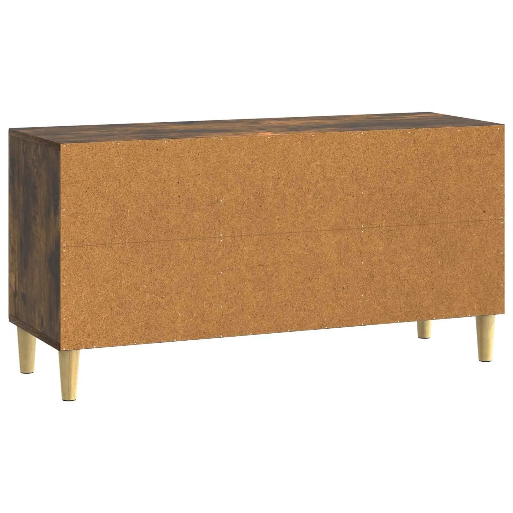 Mobile TV Rovere Fumo 99 x 34,5 x 50 cm Legno ingegnerizzato 894720