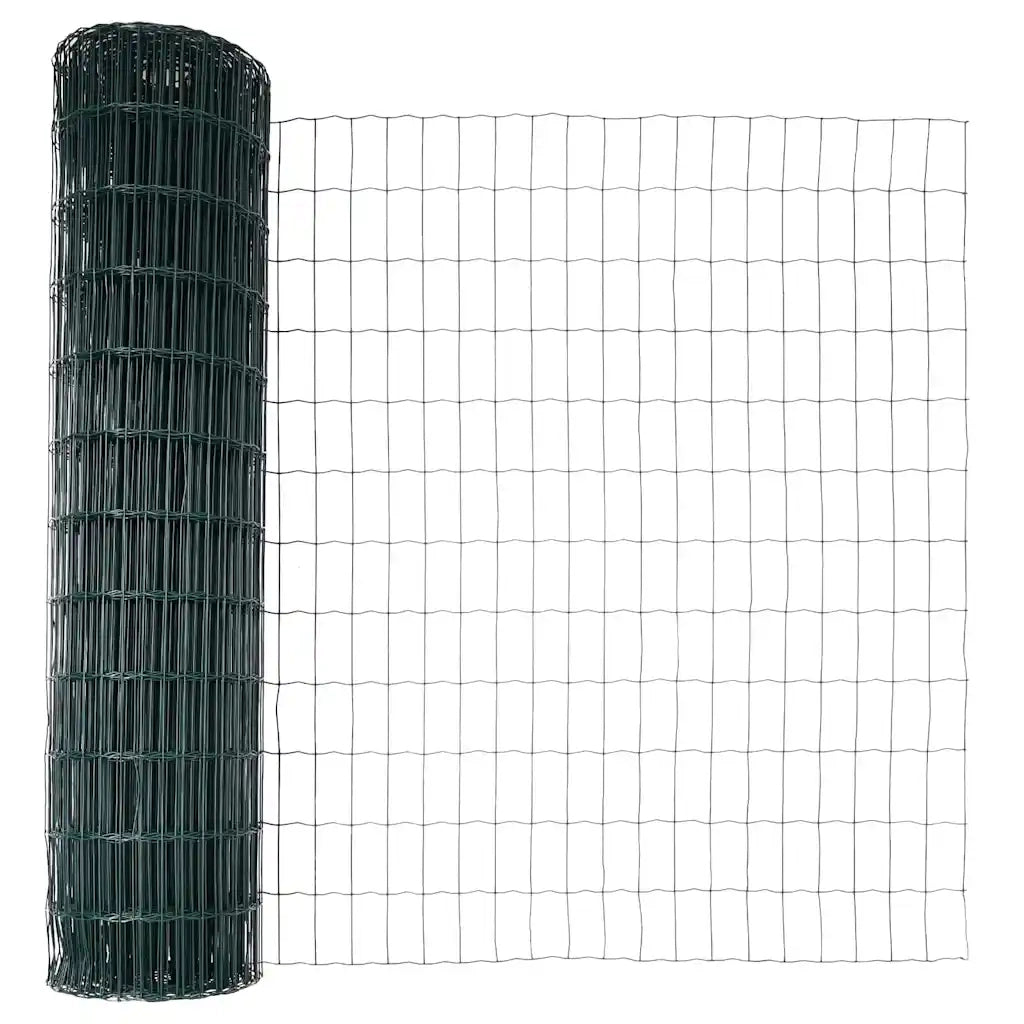 Recinzione con Posto Verde 1,2 x 25 m Acciaio e PVC