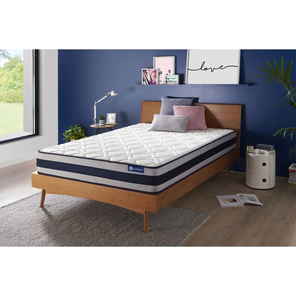 Materasso Actiflex ergo 133x183cm - Spessore : 24cm - Molle insacchettate e memory foam - Rigido