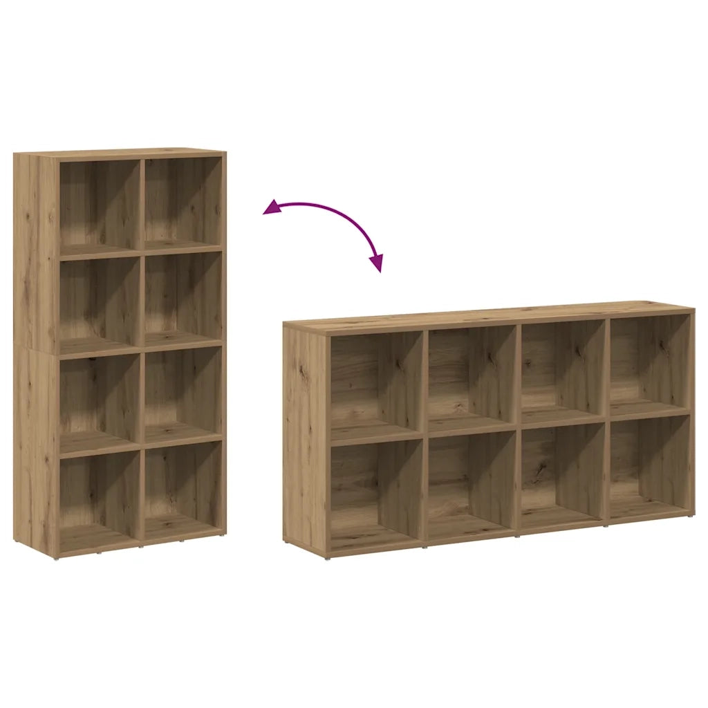 vidaXL Libreria Rovere Artigianale 66x30x130 cm Legno Multistrato