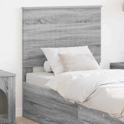 Testiera con testiera Grigio Sonoma 80 cm Legno multistrato 887820