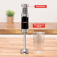 Frullatore Immersione Elettrico Mixer e Misurino 700ml 2 Velocità Potenza 1000W