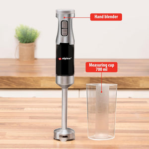 Frullatore Immersione Elettrico Mixer e Misurino 700ml 2 Velocità Potenza 1000W