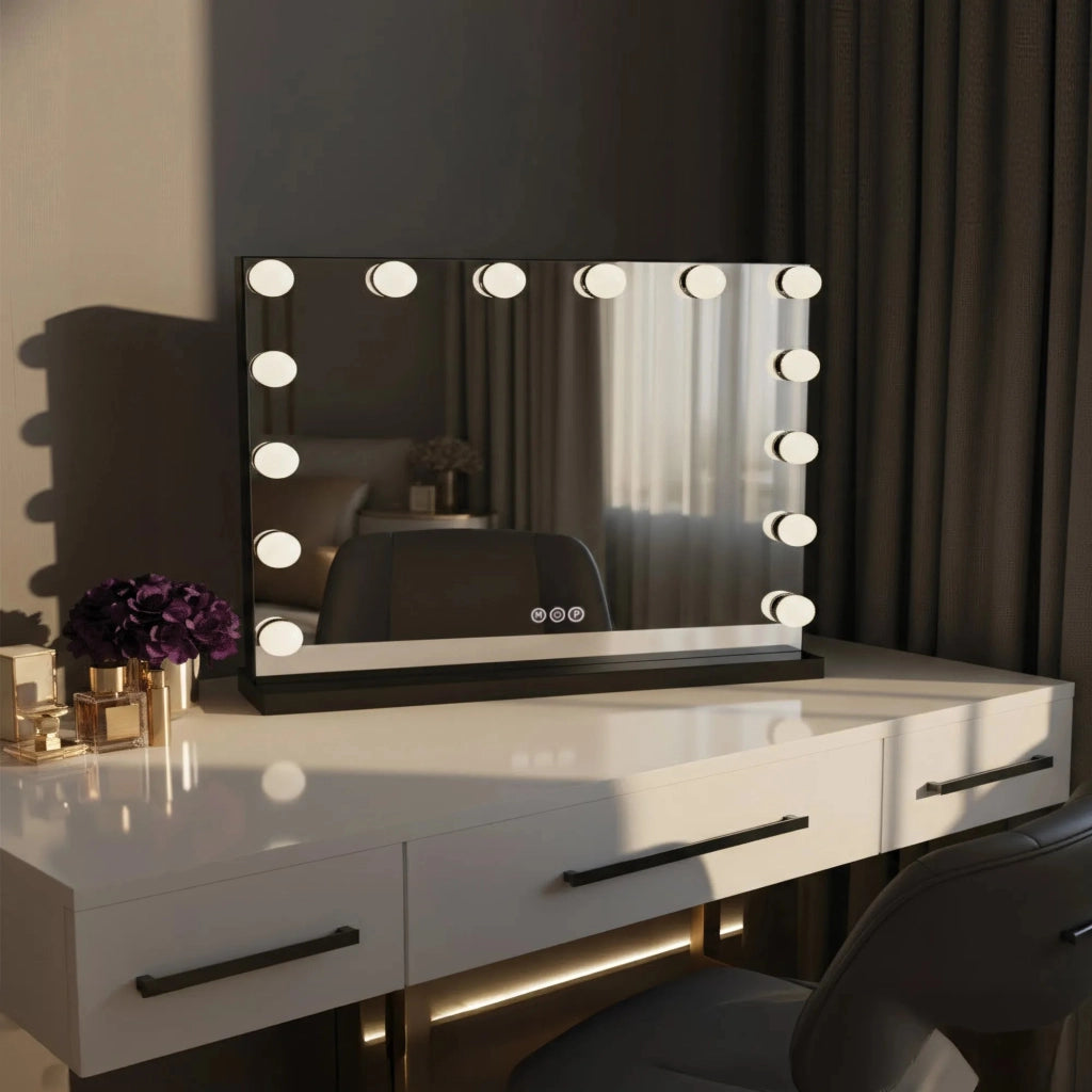 Specchio Led Hollywood Black