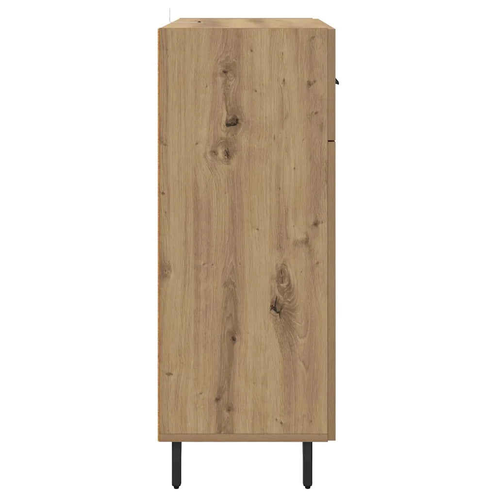 Credenza-Buffet-Armadio da cucina Rovere artigianale 69,5 x 34 x 90 cm Legno multistrato 718738
