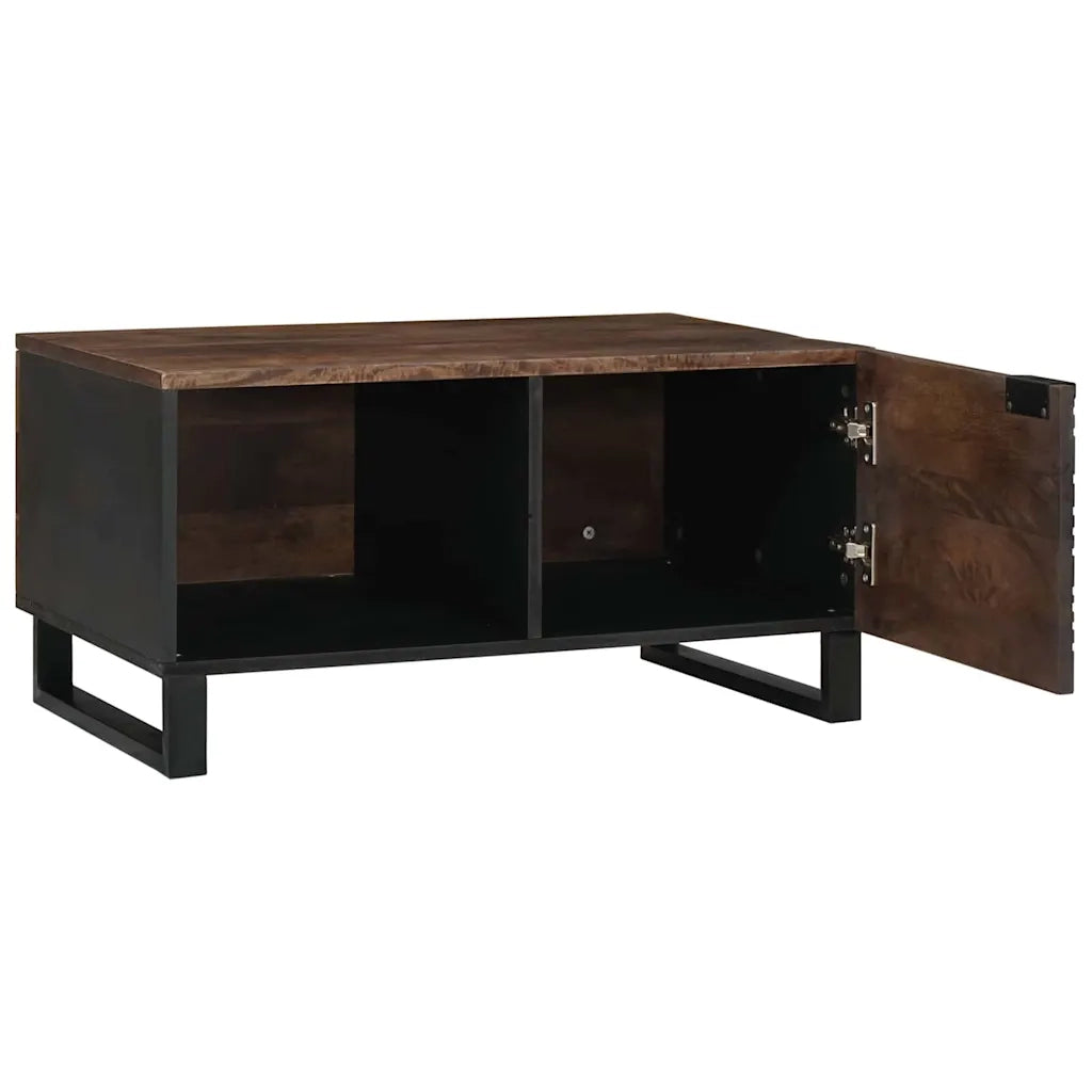 Tavolino da salotto Marrone e Nero 80 x 50 x 40 cm 4018012