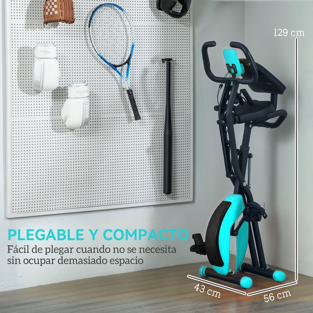 Bicicletta da fitness pieghevole ¨C zephmum ¨C Verde 43x97x109 cm