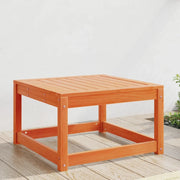 Poggiapiedi da Giardino Marrone Cera in Legno Massello di Pino 844681