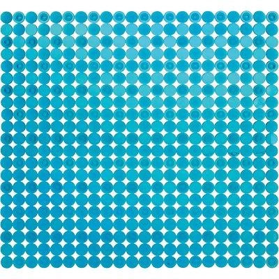 TAPPETO DOCCIA ANTISCIVOLO - RONDÒ COLORATA+VENTOSE CM 52X52- 2 pezzi