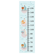 Metro Parete Misura Crescita Bambini in PVC 36x120 Cm Righello Grafico Altezza Muro Bimbi DIS_G