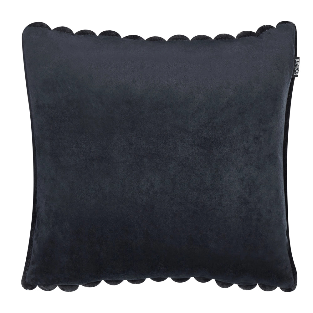 Set di 2 cuscini tessuto nero 45 x 45 cm camera da letto soggiorno