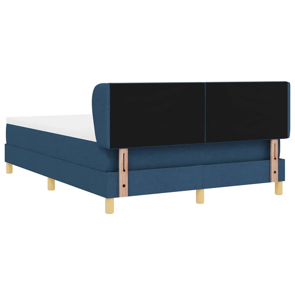 Letto a molle con materasso Blu 160 x 200 cm Tessuto 3340289