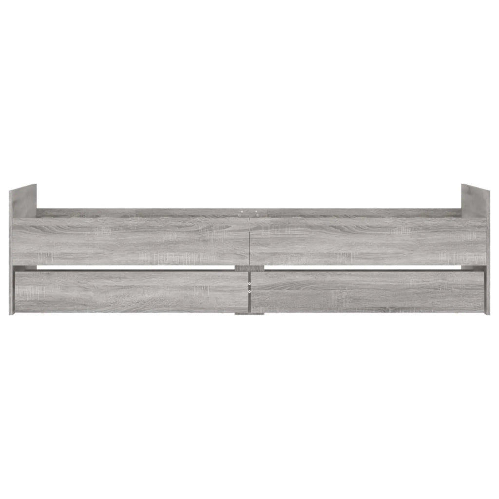 Telaio del letto con storage Grigio Cemento 80 x 200 cm 3429626