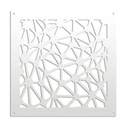 ATOM - Pannello in PVC traforato - Parasole Colore: bianco, Misura: 73x73 cm