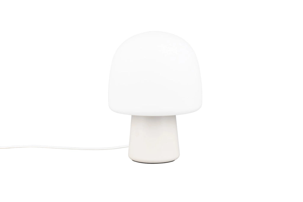 Lampada da tavolo STEEN Trio grigia vetro bianco E14 10W