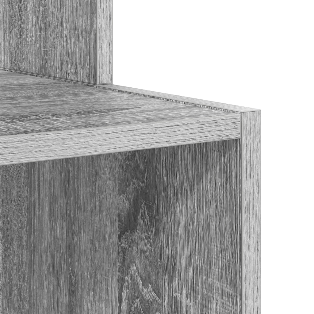 Scrivania Grigia per Computer Grigia Sonoma Legno Ingegnerizzato