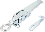 Vergrendelabile Clip per Semirimorchio - Slot Metallico - Chiusura a Chiave - Argento - Blocco Sicuro - Ideale per il Trasporto - H...