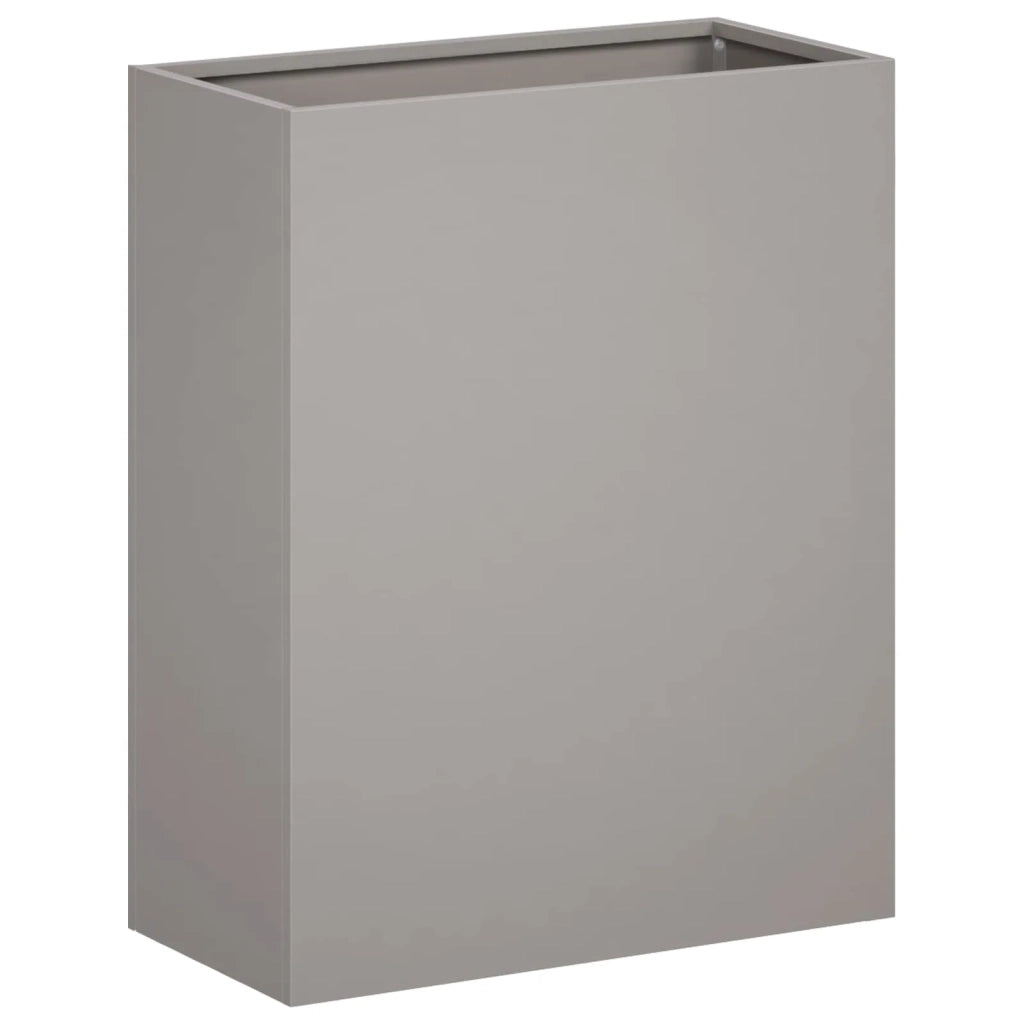 Vaso da giardino 2 pz Ruggine 40 x 20 x 50 cm Acciaio Corten 8005427