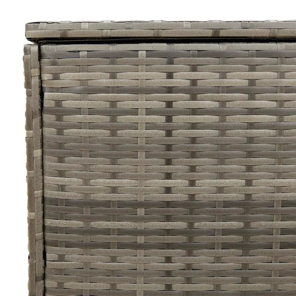 Scatola per Cuscini da Esterno Grigio 100x55x55,5 cm Polyrattan CFW9348367