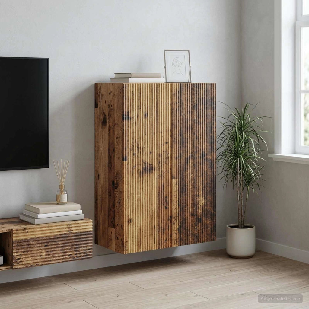Mobiletto a muro 66 x 34,5 x 90 cm Legno ingegnerizzato 898403