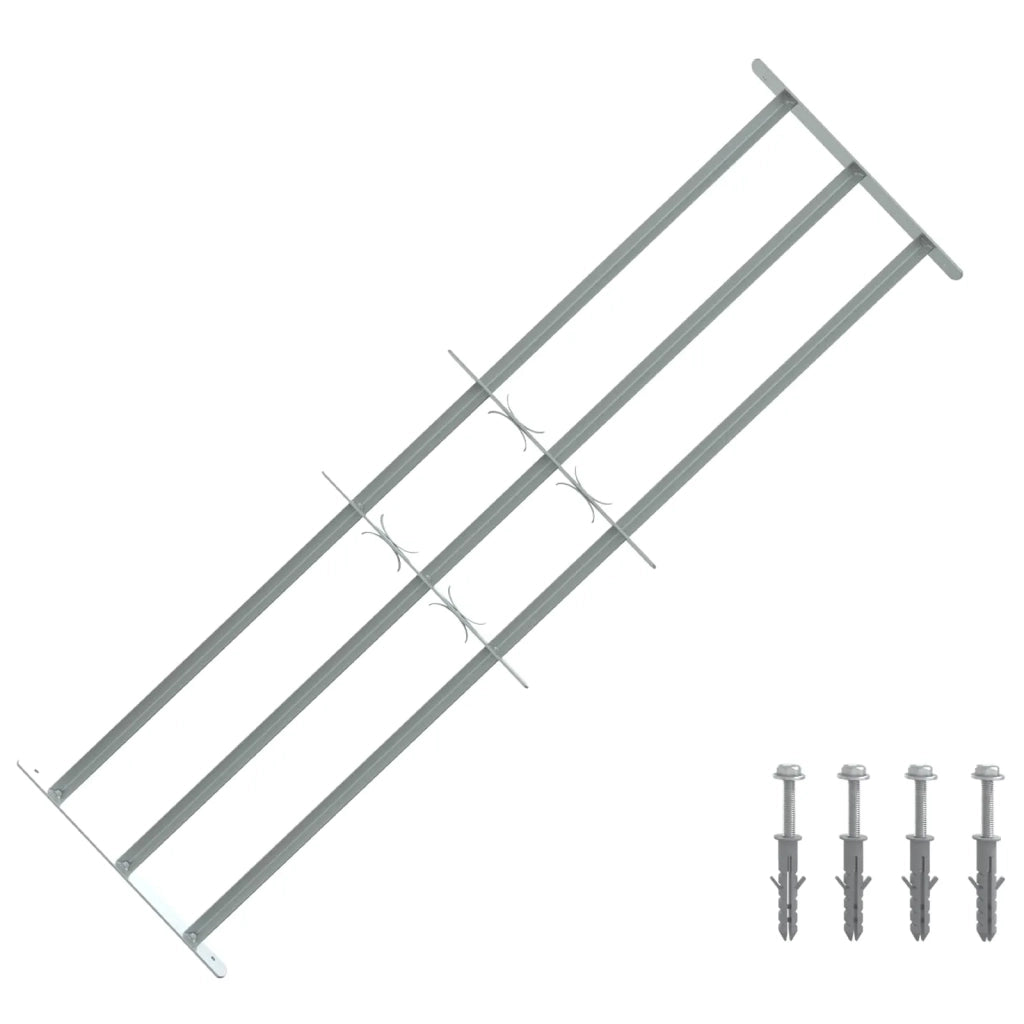 Griglia di Sicurezza per Finestra con 3 Traversine 3 pcs