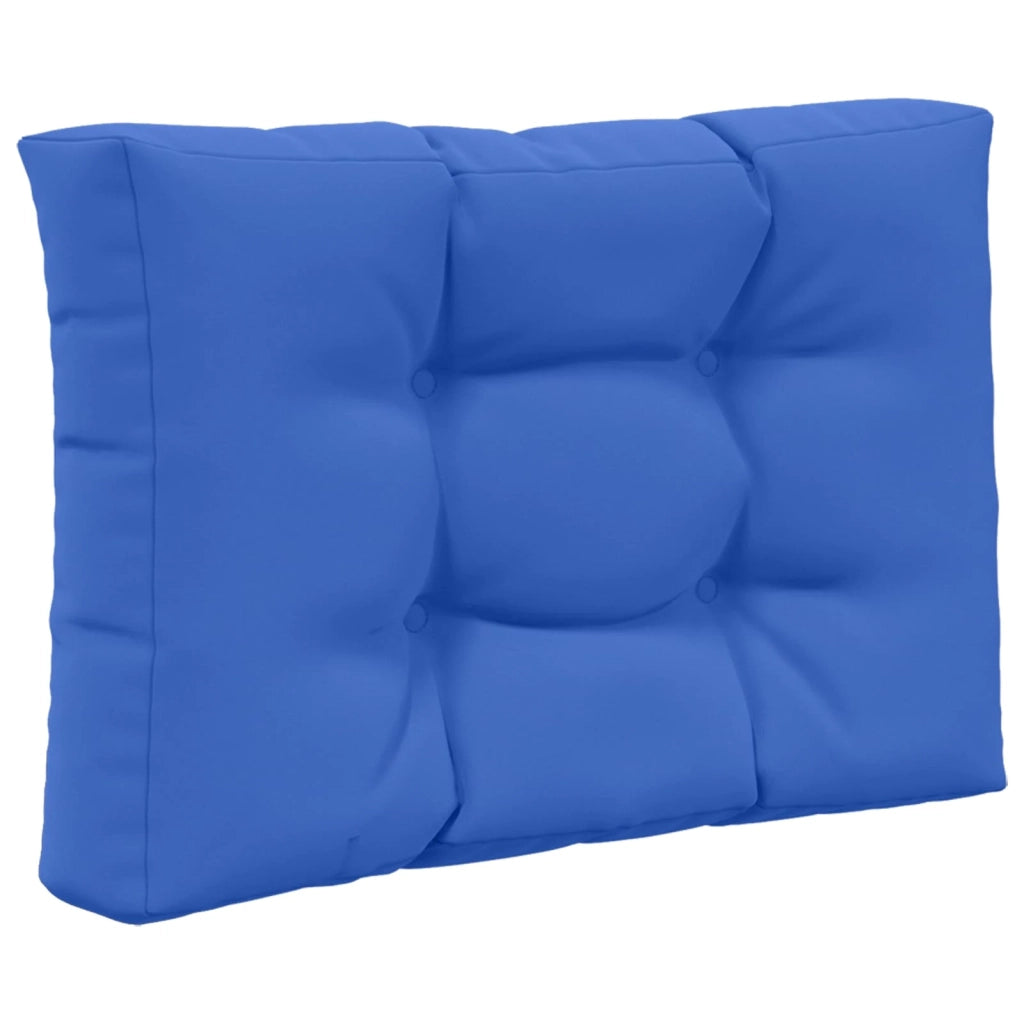 Cuscino per divano da esterno 3 pcs Blu Reale Poliestere