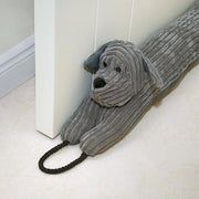 Tochtstrip decorativa per porte Blocco vento decorativo 122cm - Blocco vento pesante Blocco rumore - Blocco vento grigio 48