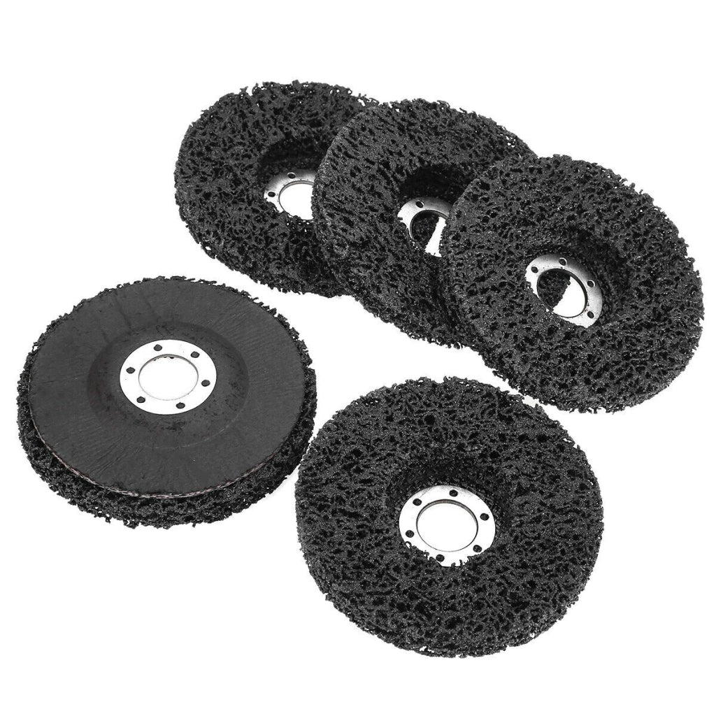 5 DISCO ABRASIVO BLACK CLEANER ASPORTARE RUGGINE VERNICE CARROZZERIA 5101