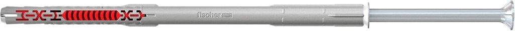 Fischer Tasselli Prolungati DuoXpand T 10x160 con Vite a Testa Svasata Piana in Acciaio Zincato, 50 pz, 562159