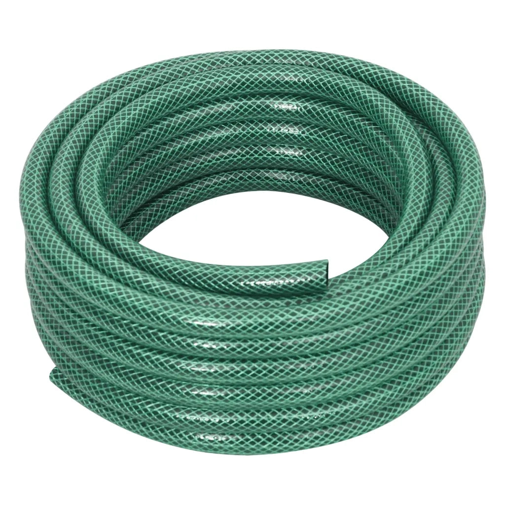 Set Tubo da Giardino con Raccordi Verde 0,5" 50 m in PVC 154374