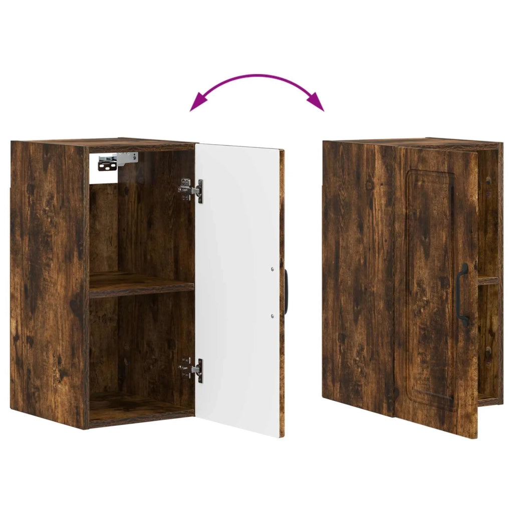 Armadio da bagno a muro UTRECHT Rovere Fumo 30 x 31 x 59 cm 897690
