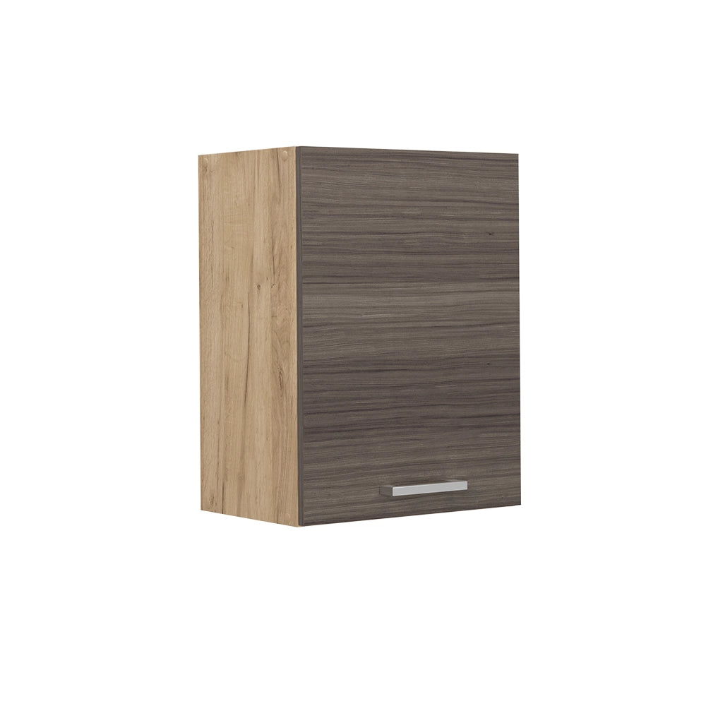 Pensile da cucina R-Line Grigio nobile/Rovere dorato 45 cm Vicco