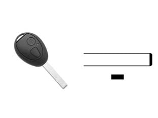 COVER CHIAVI PER AUTO MINI HU200RS2  HU200RS2  2 bottoni    SILCA