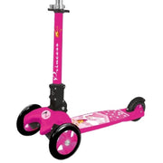 Monopattino a tre ruote ADVENTURE KID - PRINCESS fucsia/nero