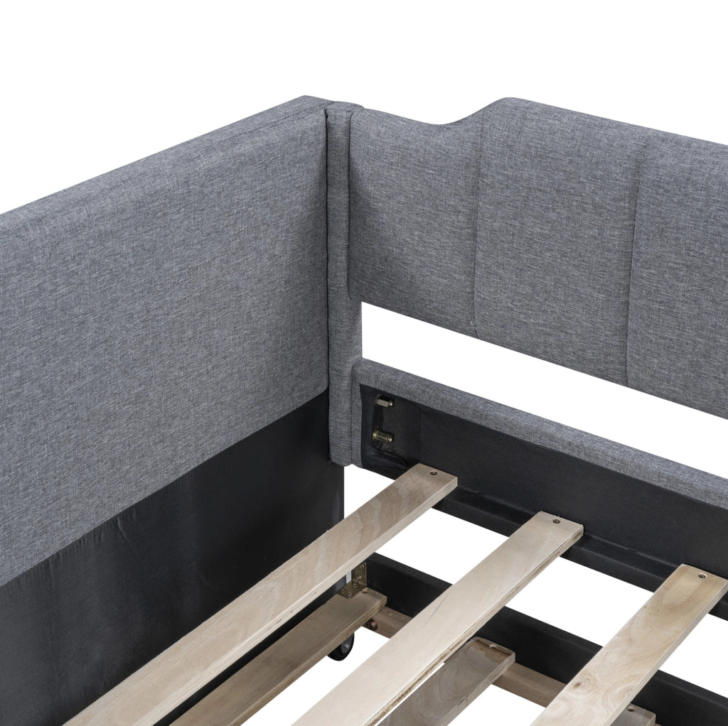 LETTO con letto estraibile 90x200/90x190 cm Grigio