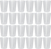 Bicchieri per Festa da 24 Stuks - Bicchieri Riciclabili - Resistenti al Lavastoviglie - Sicuri per l'Alimentazione in Plastica - Ideali per Feste - Colorati Arcobaleno - Bicchieri per Bere