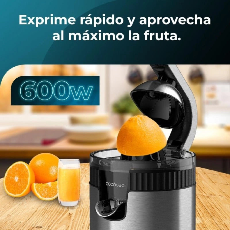 CECOTEC 03363 - Spremiagrumi manuale Xqueeze RetroJuice 600 Steel