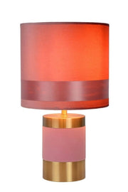 Lampada da tavolo Lucide Frizzle rosa E14 40W 32cm IP20