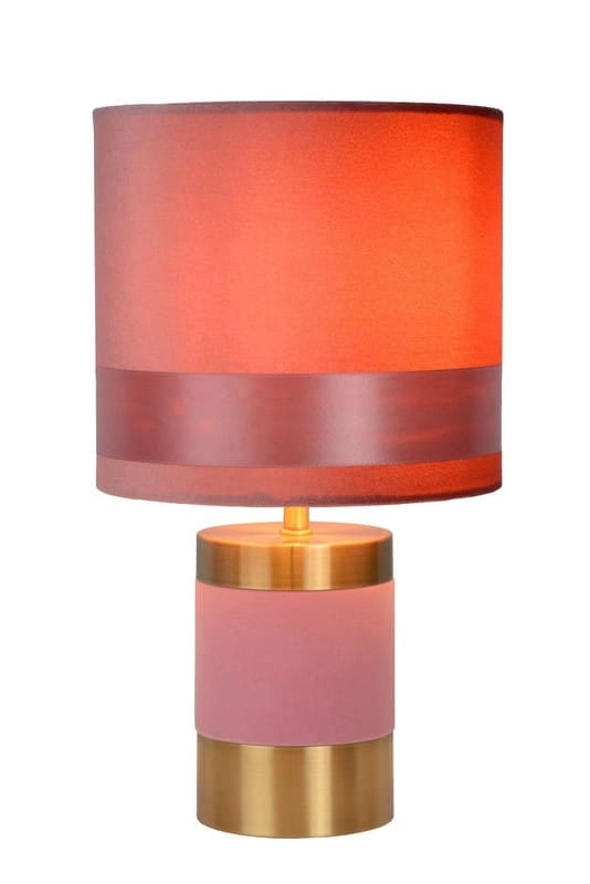 Lampada da tavolo Lucide Frizzle rosa E14 40W 32cm IP20